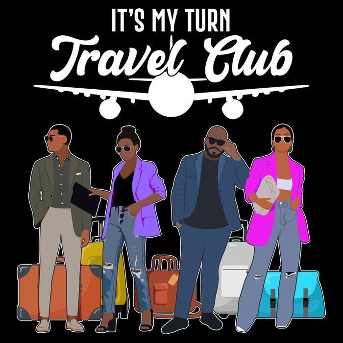 It's My Turn Travel Club Traveling Black African American Men And Women Performance Shirt