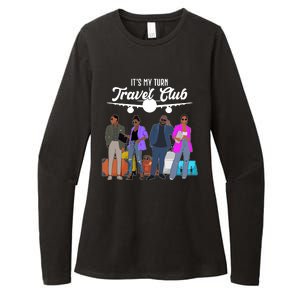 It's My Turn Travel Club Traveling Black African American Men And Women Womens CVC Long Sleeve Shirt