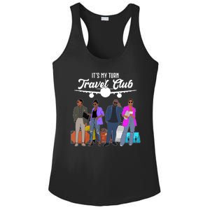 It's My Turn Travel Club Traveling Black African American Men And Women Ladies PosiCharge Competitor Racerback Tank