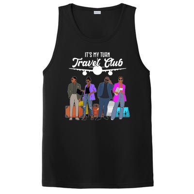 It's My Turn Travel Club Traveling Black African American Men And Women PosiCharge Competitor Tank