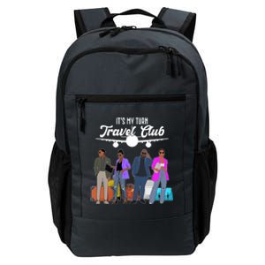 It's My Turn Travel Club Traveling Black African American Men And Women Daily Commute Backpack