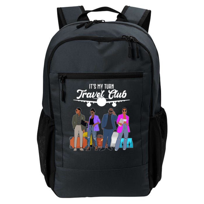 It's My Turn Travel Club Traveling Black African American Men And Women Daily Commute Backpack