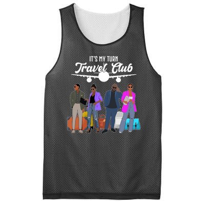 It's My Turn Travel Club Traveling Black African American Men And Women Mesh Reversible Basketball Jersey Tank