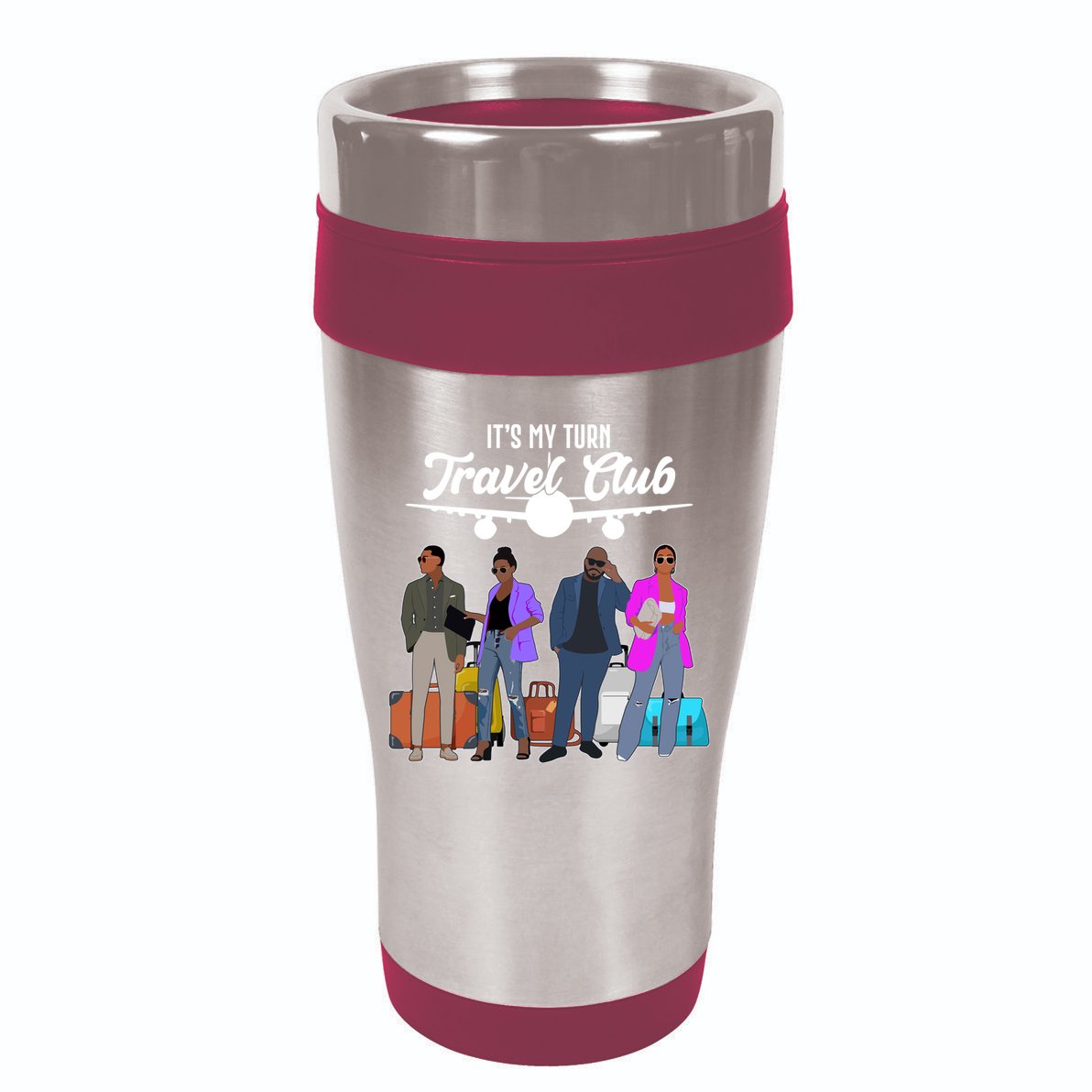 It's My Turn Travel Club Traveling Black African American Men And Women Kids Hoodie