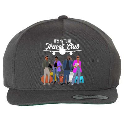 It's My Turn Travel Club Traveling Black African American Men And Women Wool Snapback Cap