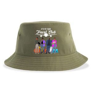 It's My Turn Travel Club Traveling Black African American Men And Women Sustainable Bucket Hat