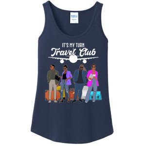 It's My Turn Travel Club Traveling Black African American Men And Women Ladies Essential Tank