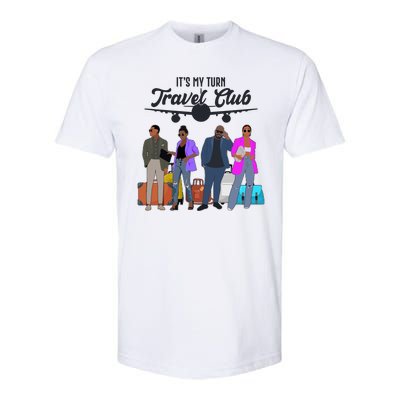 It's My Turn Travel Club Traveling Black African American Men And Women Softstyle® CVC T-Shirt