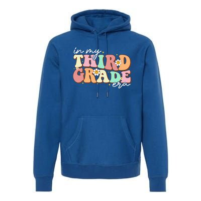 In My Third Grade Era Retro Back To School Teacher Student Premium Hoodie