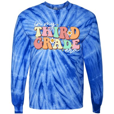 In My Third Grade Era Retro Back To School Teacher Student Tie-Dye Long Sleeve Shirt