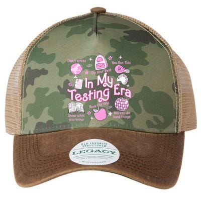 In My Testing Era Teachers Student Rock The Test Testing Day Legacy Tie Dye Trucker Hat