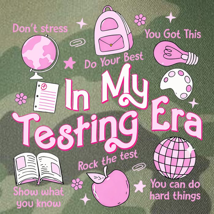 In My Testing Era Teachers Student Rock The Test Testing Day Legacy Tie Dye Trucker Hat