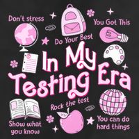 In My Testing Era Teachers Student Rock The Test Testing Day Cool Comfort Performance Bucket Hat