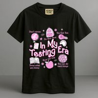 In My Testing Era Teachers Student Rock The Test Testing Day Garment-Dyed Heavyweight T-Shirt