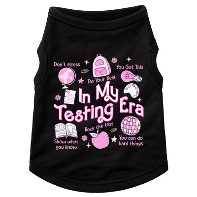 In My Testing Era Teachers Student Rock The Test Testing Day Doggie Tank