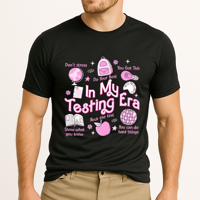 In My Testing Era Teachers Student Rock The Test Testing Day Performance Shirt