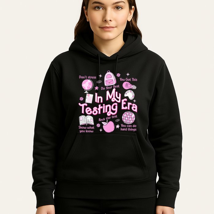 In My Testing Era Teachers Student Rock The Test Testing Day Hoodie