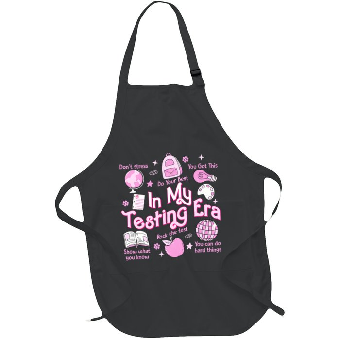 In My Testing Era Teachers Student Rock The Test Testing Day Apron