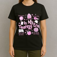 In My Testing Era Teachers Student Rock The Test Testing Day T-Shirt