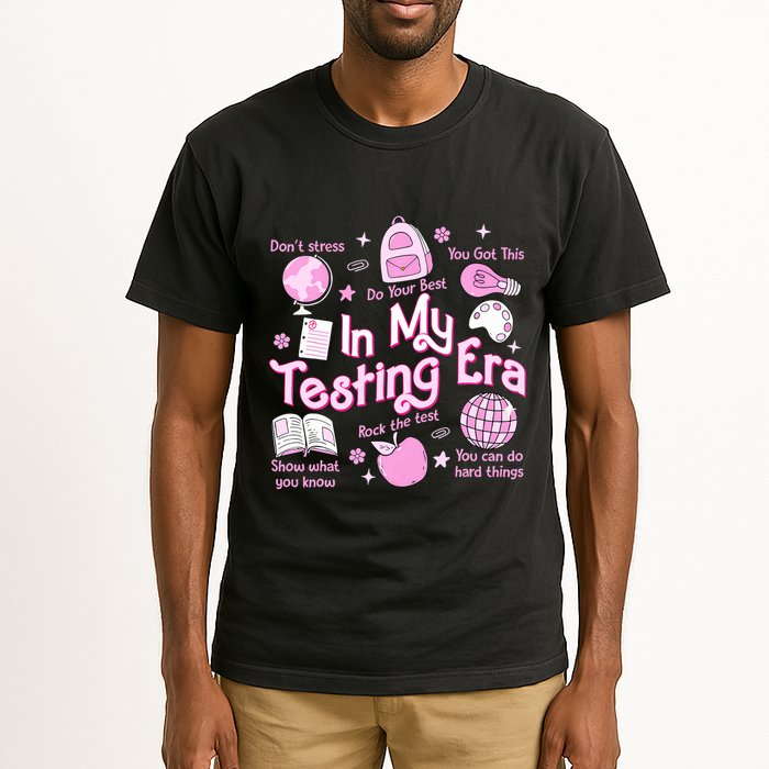 In My Testing Era Teachers Student Rock The Test Testing Day Tall T-Shirt