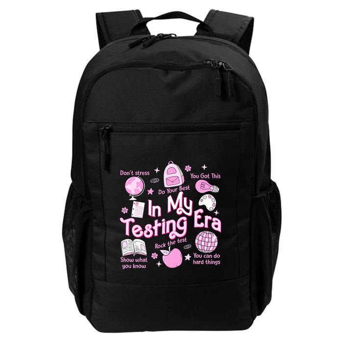 In My Testing Era Teachers Student Rock The Test Testing Day Backpack