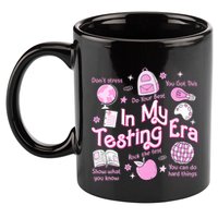 In My Testing Era Teachers Student Rock The Test Testing Day 11oz C Handle Ceramic Mug
