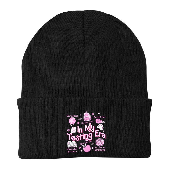 In My Testing Era Teachers Student Rock The Test Testing Day Beanie