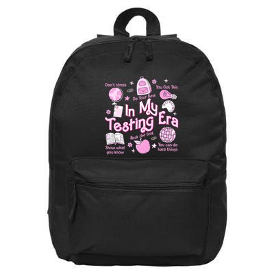 In My Testing Era Teachers Student Rock The Test Testing Day 16 in Basic Backpack