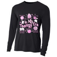 In My Testing Era Teachers Student Rock The Test Testing Day Cooling Performance Long Sleeve Crew