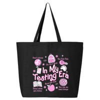 In My Testing Era Teachers Student Rock The Test Testing Day 25L Jumbo Tote