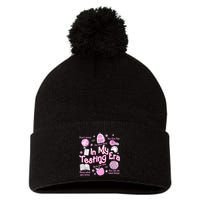 In My Testing Era Teachers Student Rock The Test Testing Day Pom Pom 12in Knit Beanie