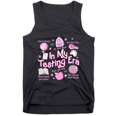 In My Testing Era Teachers Student Rock The Test Testing Day Tank Top
