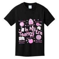 In My Testing Era Teachers Student Rock The Test Testing Day Kids T-Shirt