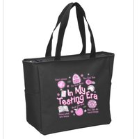 In My Testing Era Teachers Student Rock The Test Testing Day Zip Tote Bag