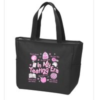 In My Testing Era Teachers Student Rock The Test Testing Day Zip Tote Bag