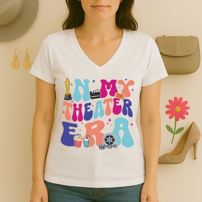 In My Theater Era Women's V-Neck T-Shirt