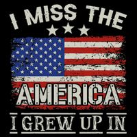 I Miss The America I Grew Up In Vintage American Doggie Tank