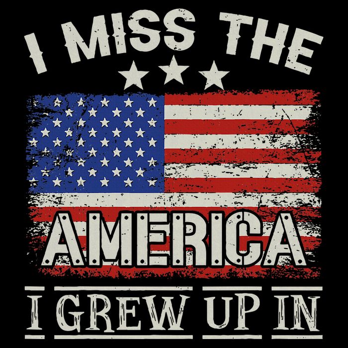 I Miss The America I Grew Up In Vintage American Doggie Tank