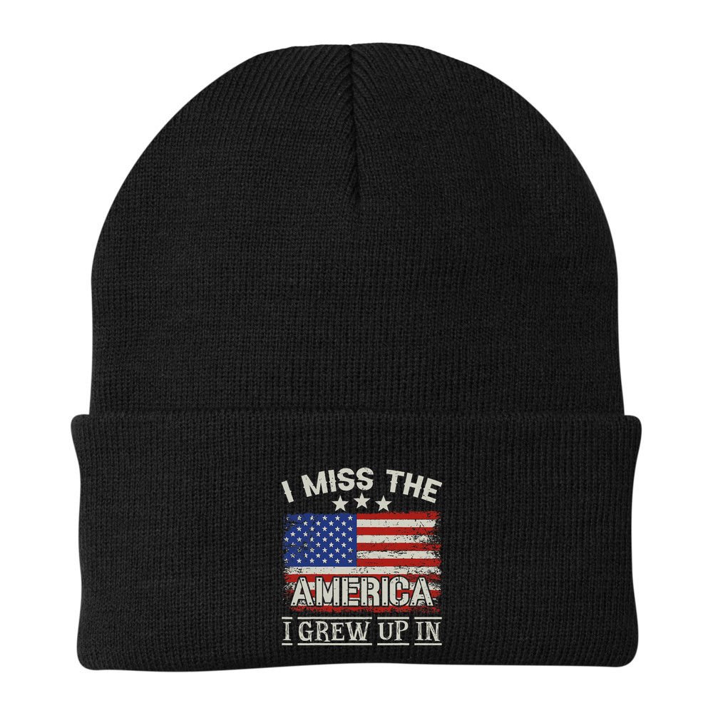 I Miss The America I Grew Up In Vintage American Beanie