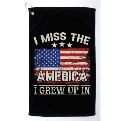 I Miss The America I Grew Up In Vintage American Golf Towel