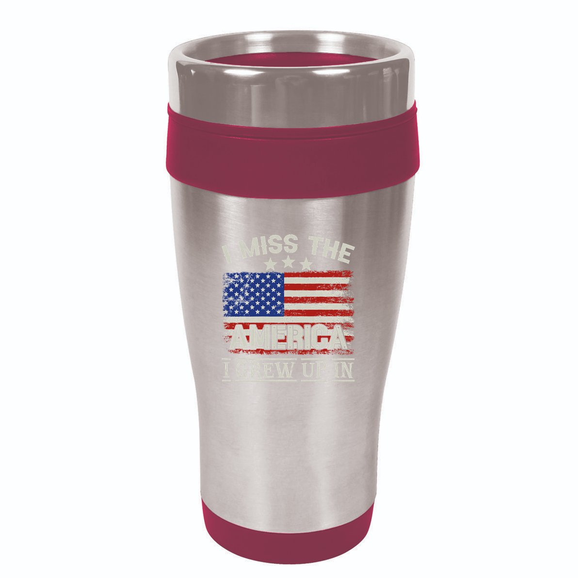 I Miss The America I Grew Up In Vintage American 16oz Travel Tumbler