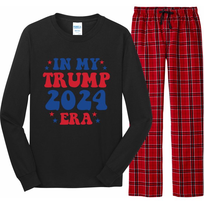 In My Trump 2024 Era Election 2024 Long Sleeve Pajama Set