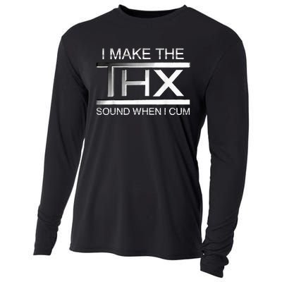 I Make The Thx Sound When I Cum Cooling Performance Long Sleeve Crew