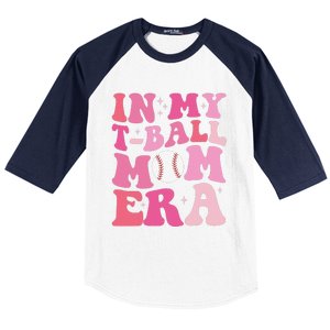 In My Tball Mom Era Ball Mom Funny Mothers Day Baseball Sleeve Shirt