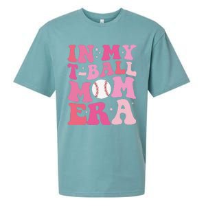 In My Tball Mom Era Ball Mom Funny Mothers Day Sueded Cloud Jersey T-Shirt