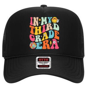 In My Third Grade Era Back To School 3rd Grade High Crown Mesh Back Trucker Hat