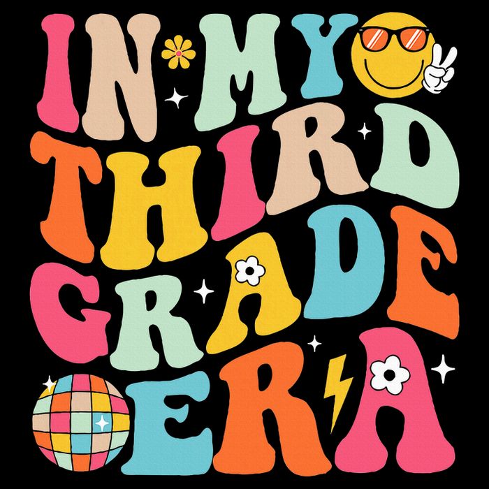 In My Third Grade Era Back To School 3rd Grade T-Shirt