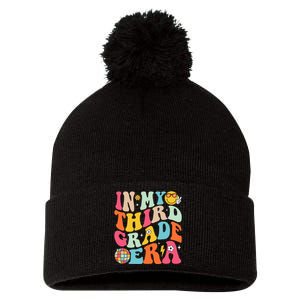 In My Third Grade Era Back To School 3rd Grade Pom Pom 12in Knit Beanie