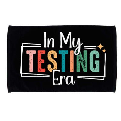 In My Testing Era Funny Testing Day Teacher Test Day Microfiber Hand Towel