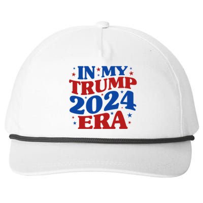 In My Trump 2024 Era Snapback Five-Panel Rope Hat